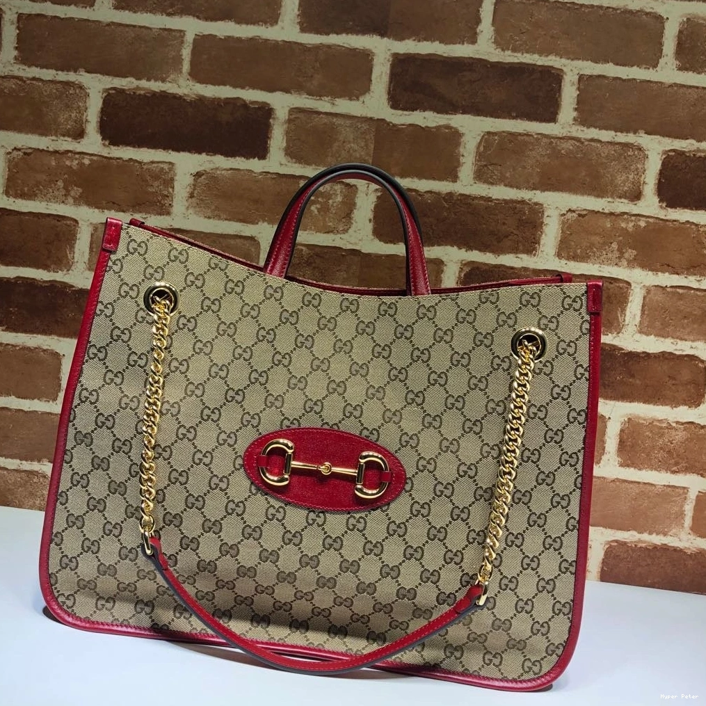 Hyper Peter large GUCCI bag tote Horsebit 1955 0715